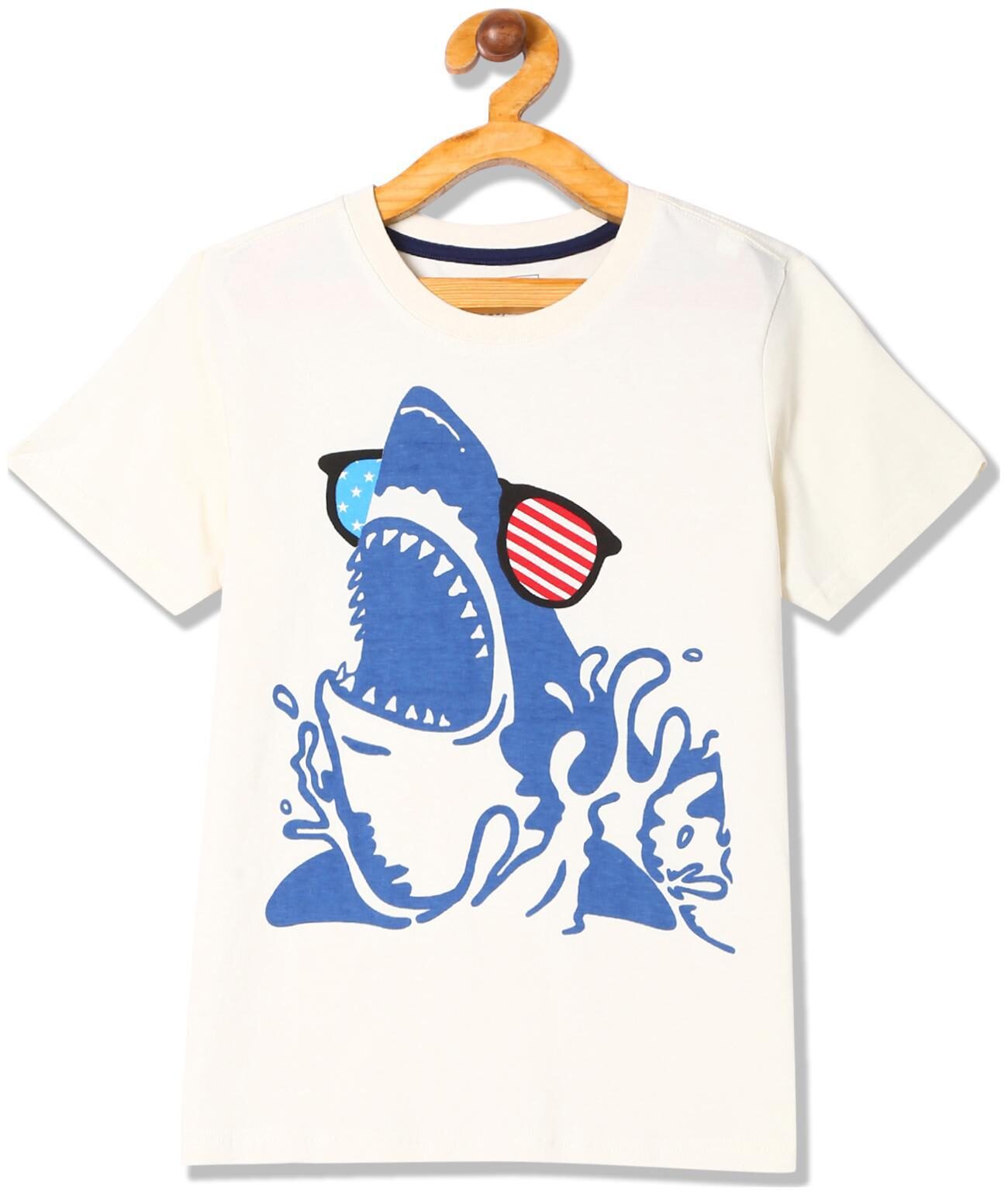 

CHEROKEE Boy Cotton Printed T-shirt - White