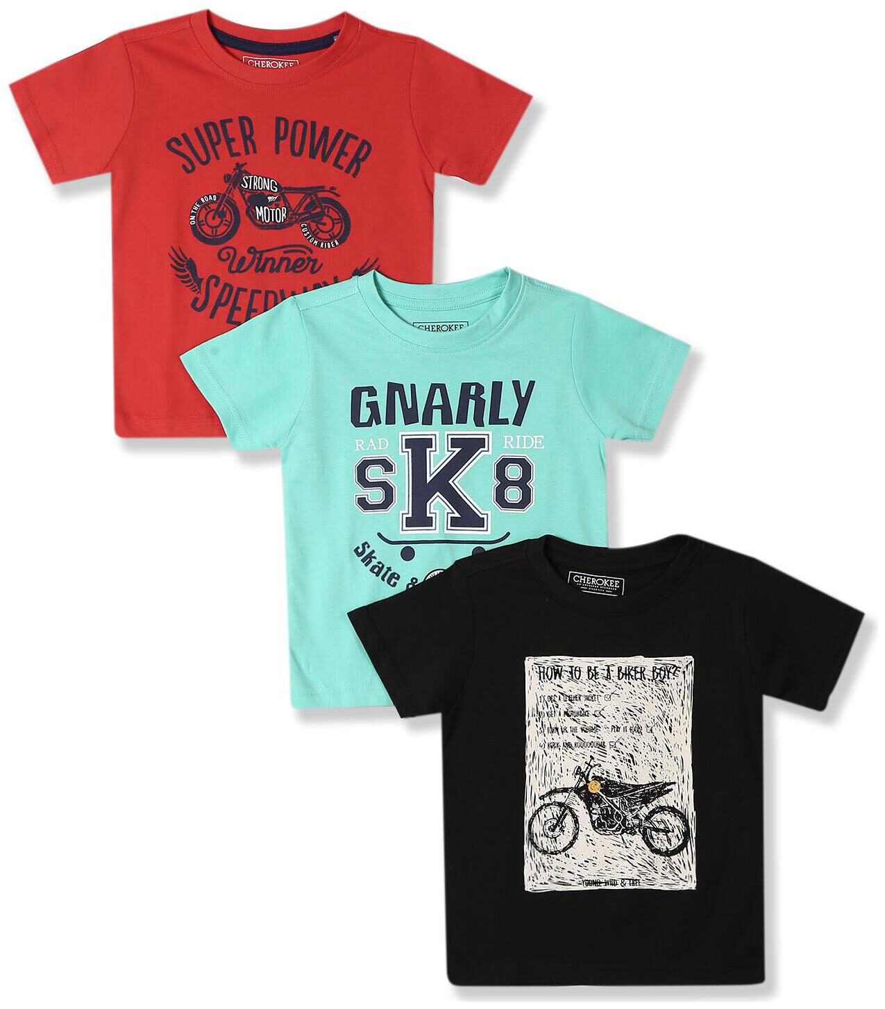 

CHEROKEE Boy Cotton Printed T-shirt - Multi