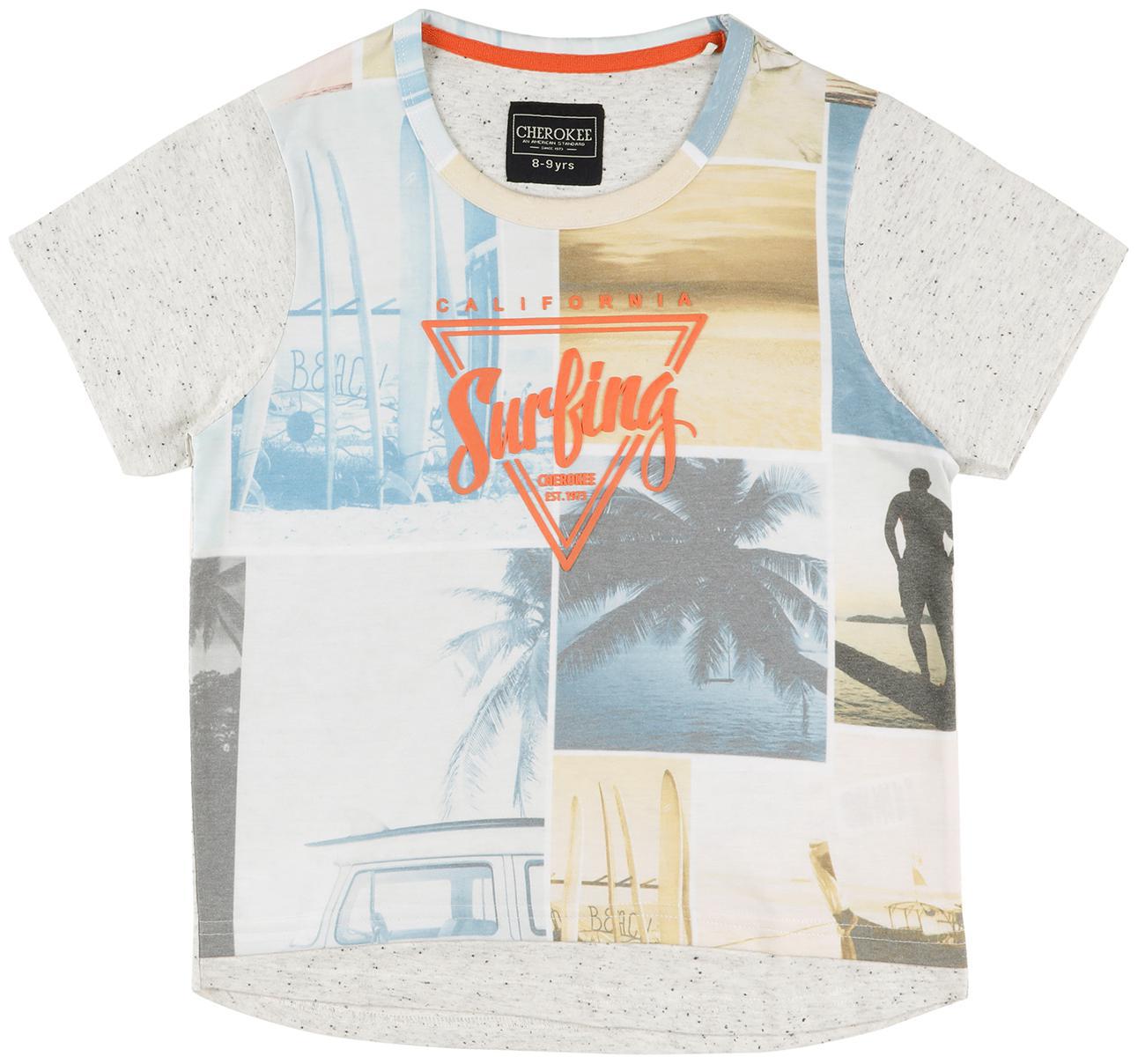 

CHEROKEE Boy Cotton Printed T-shirt - Grey