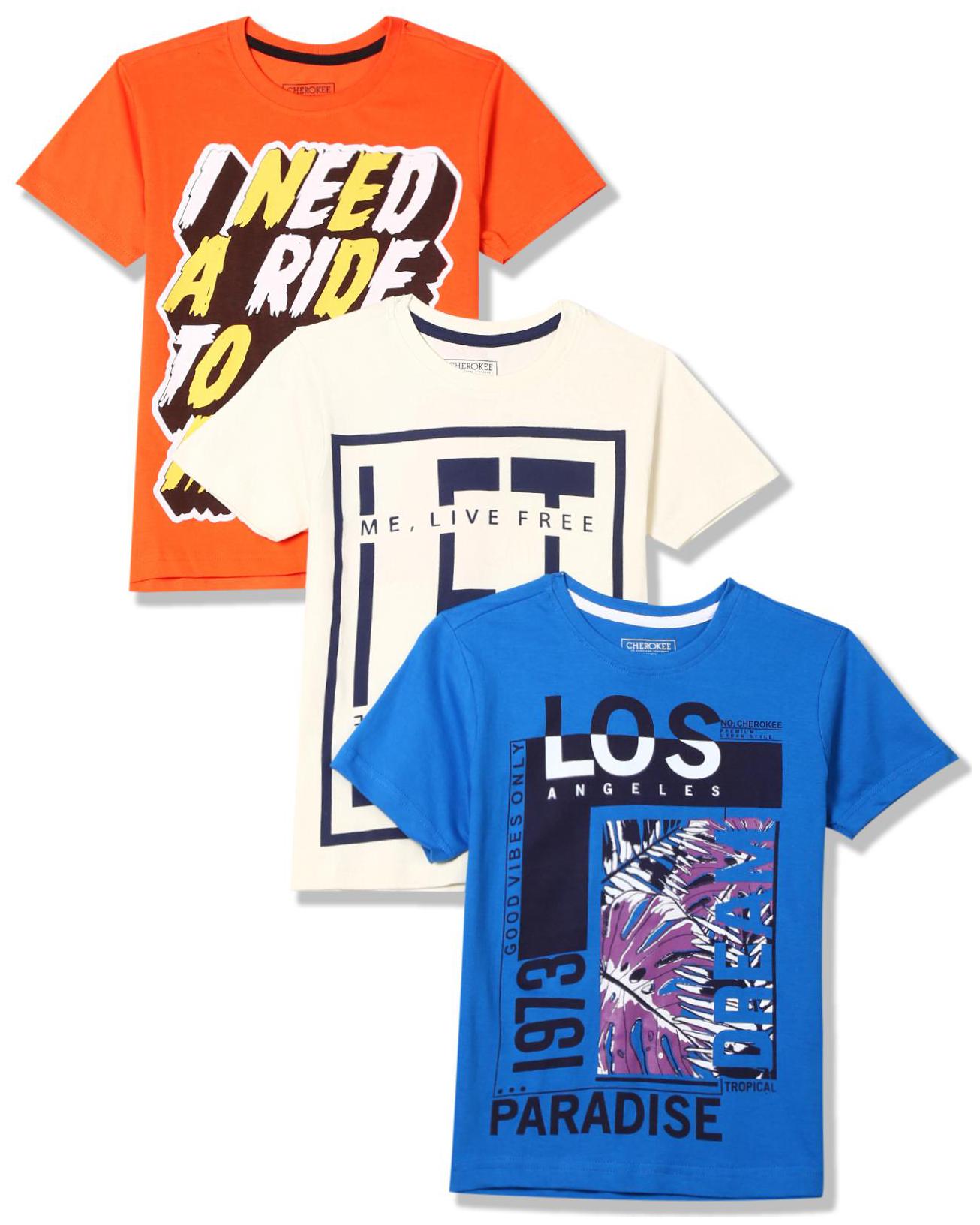 

CHEROKEE Boy Cotton Printed T-shirt - Multi