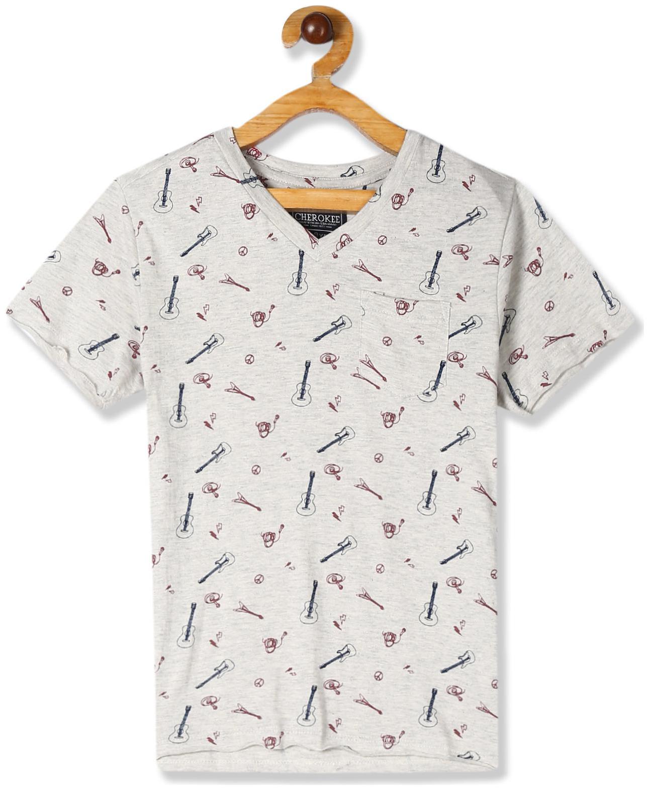 

CHEROKEE Boy Cotton Printed T-shirt - Grey