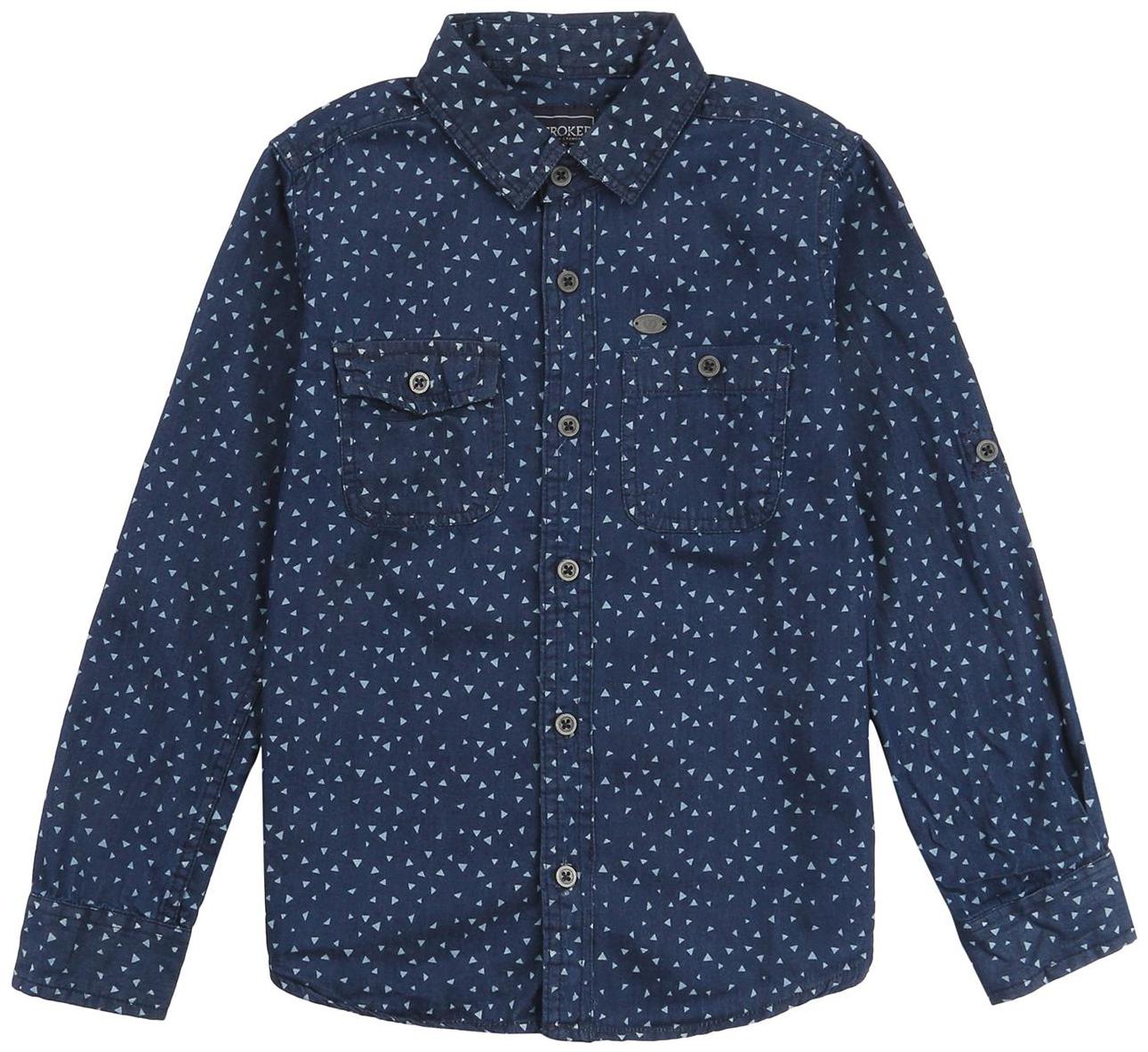 

CHEROKEE Boy Cotton Printed Shirt Blue