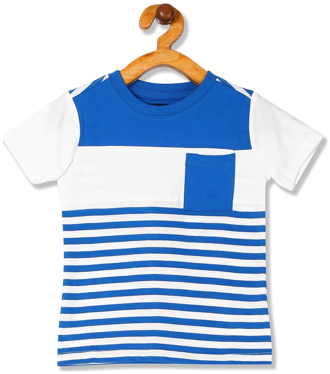 

CHEROKEE Boy Cotton Striped T-shirt - Blue