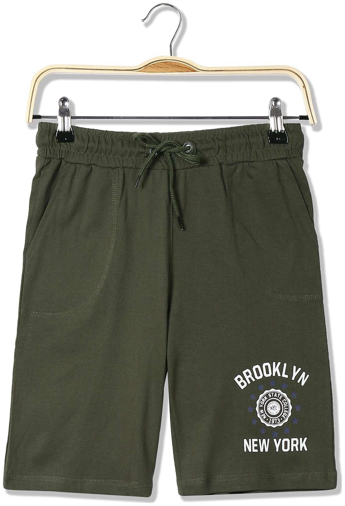 

Cherokee Boys Drawstring Waist Solid Shorts