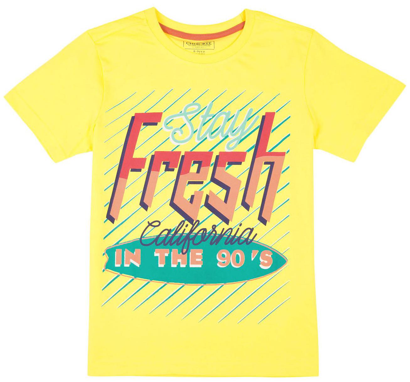 

CHEROKEE Boy Cotton Printed T-shirt - Yellow