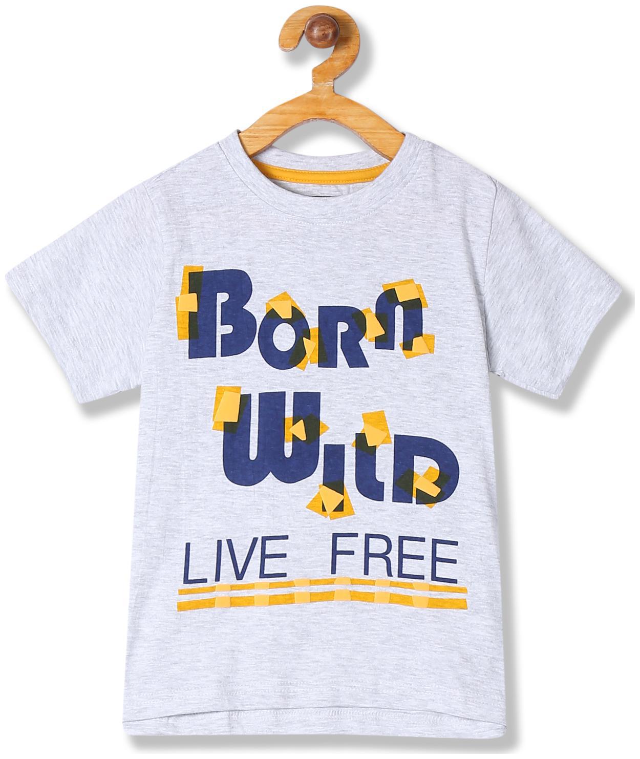 

CHEROKEE Boy Cotton blend Printed T-shirt - Grey