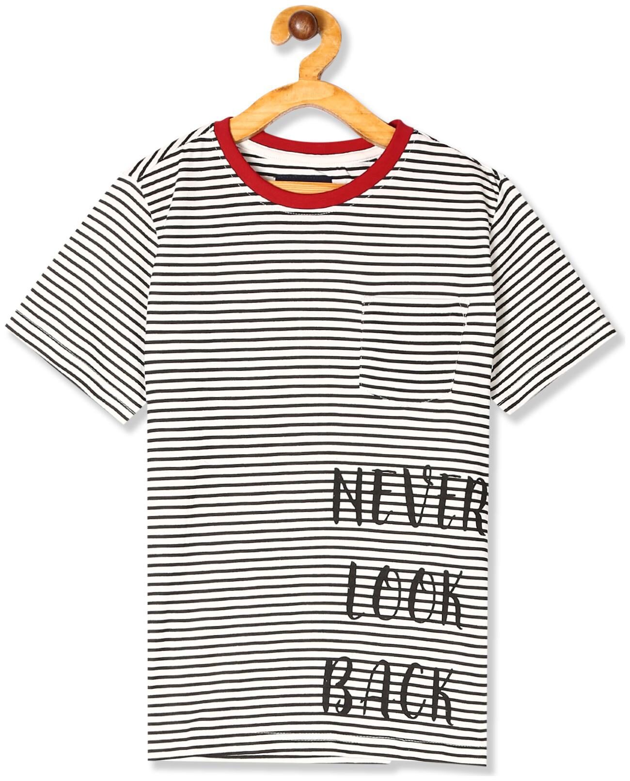

CHEROKEE Boy Cotton Striped T-shirt - White
