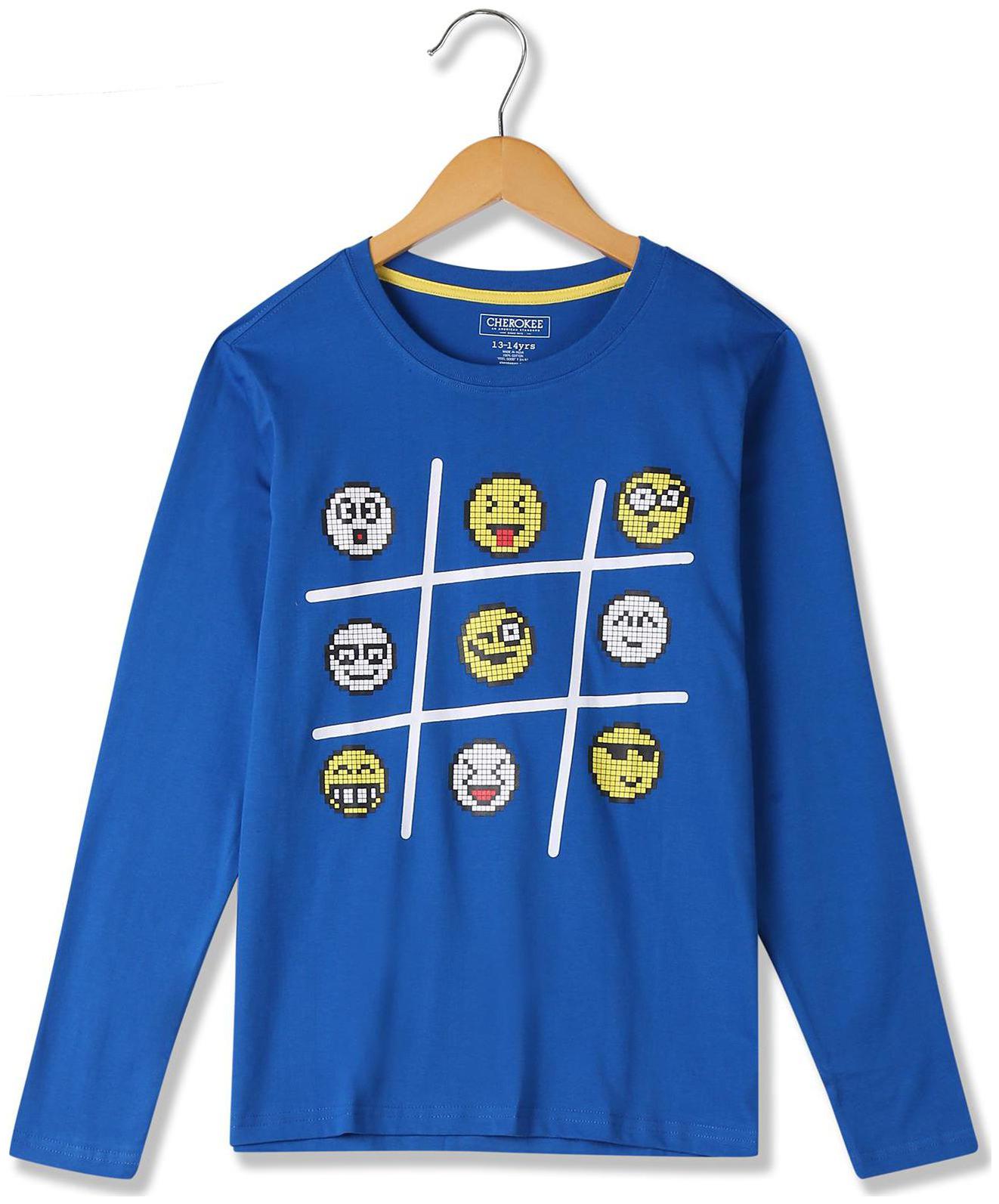

CHEROKEE Boy Cotton Printed T-shirt - Blue