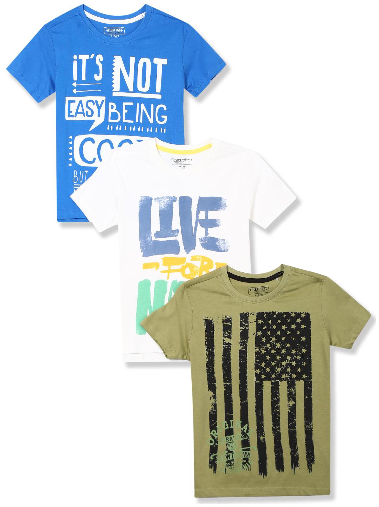 

CHEROKEE Boy Cotton Printed T-shirt - Multi