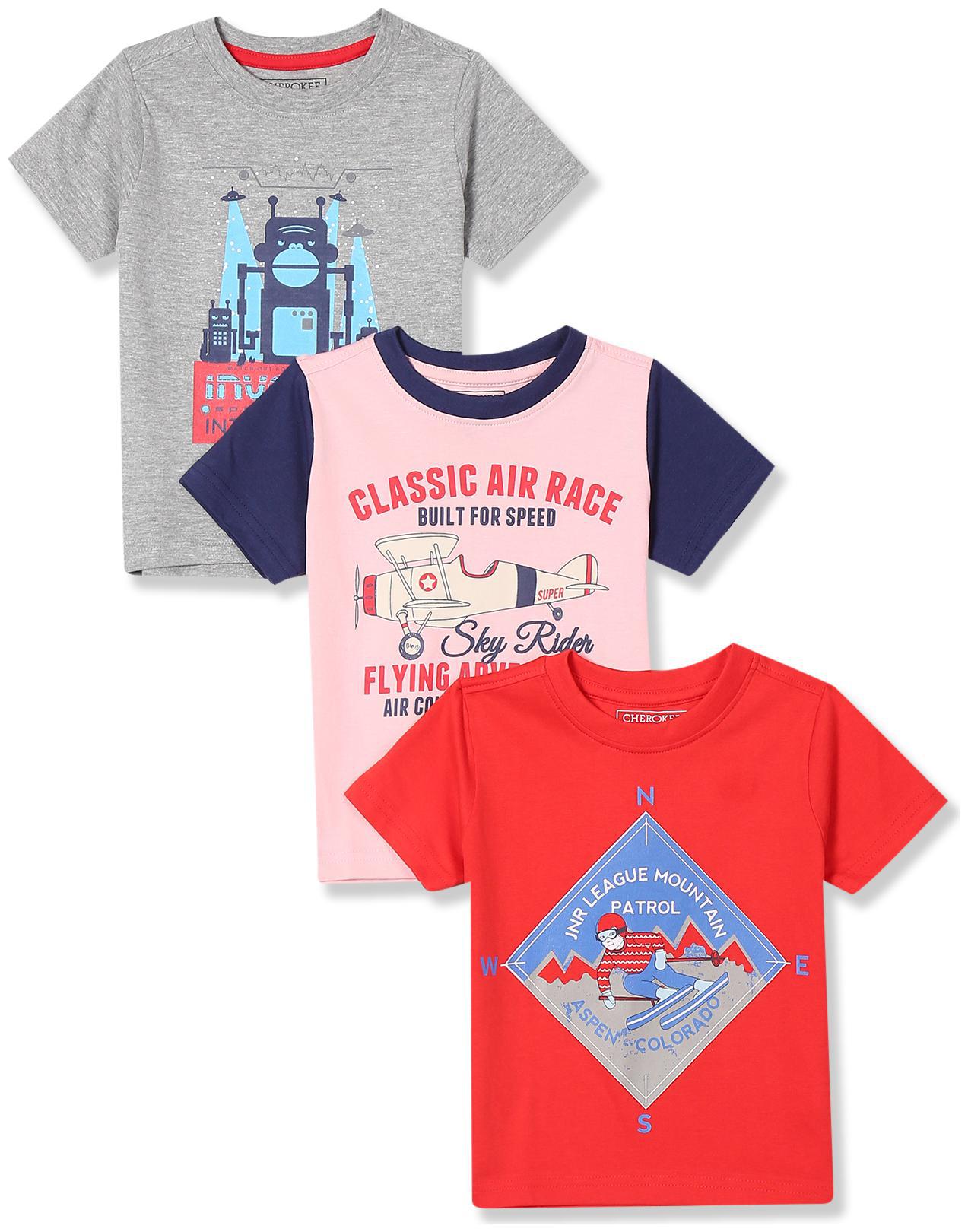 

CHEROKEE Boy Cotton Printed T-shirt - Multi