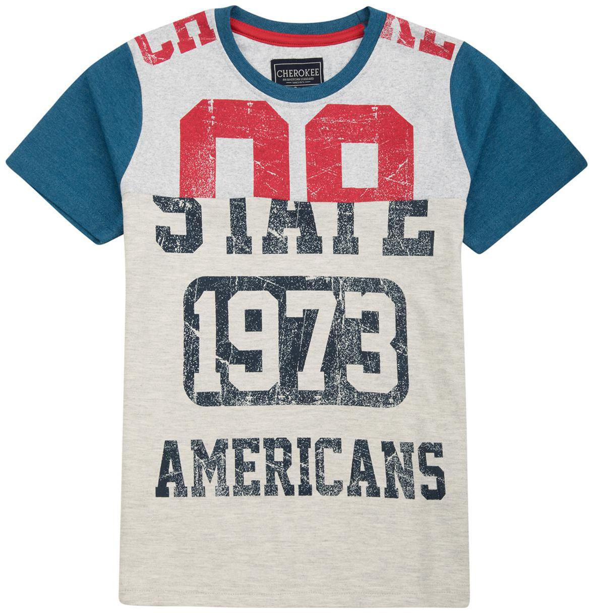 

CHEROKEE Boy Cotton Printed T-shirt - Grey