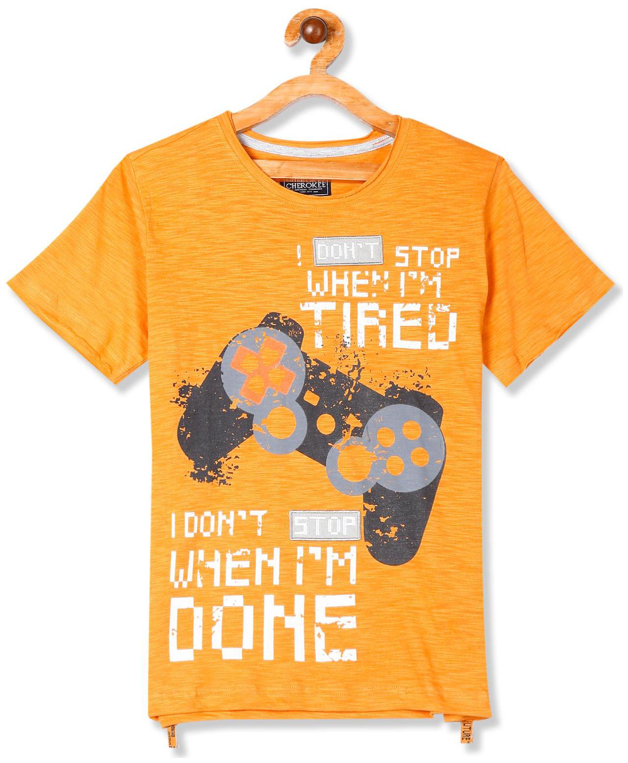 

CHEROKEE Boy Cotton Printed T-shirt - Yellow