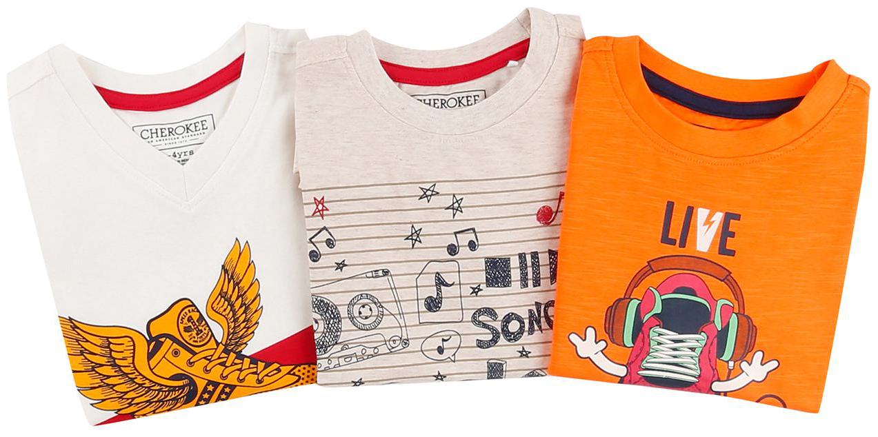 

CHEROKEE Boy Cotton Printed T-shirt - Multi
