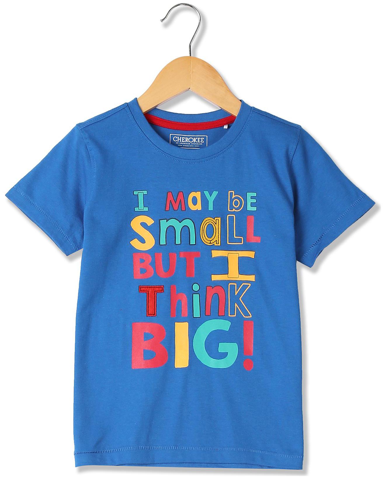 

CHEROKEE Boy Cotton Printed T-shirt - Blue