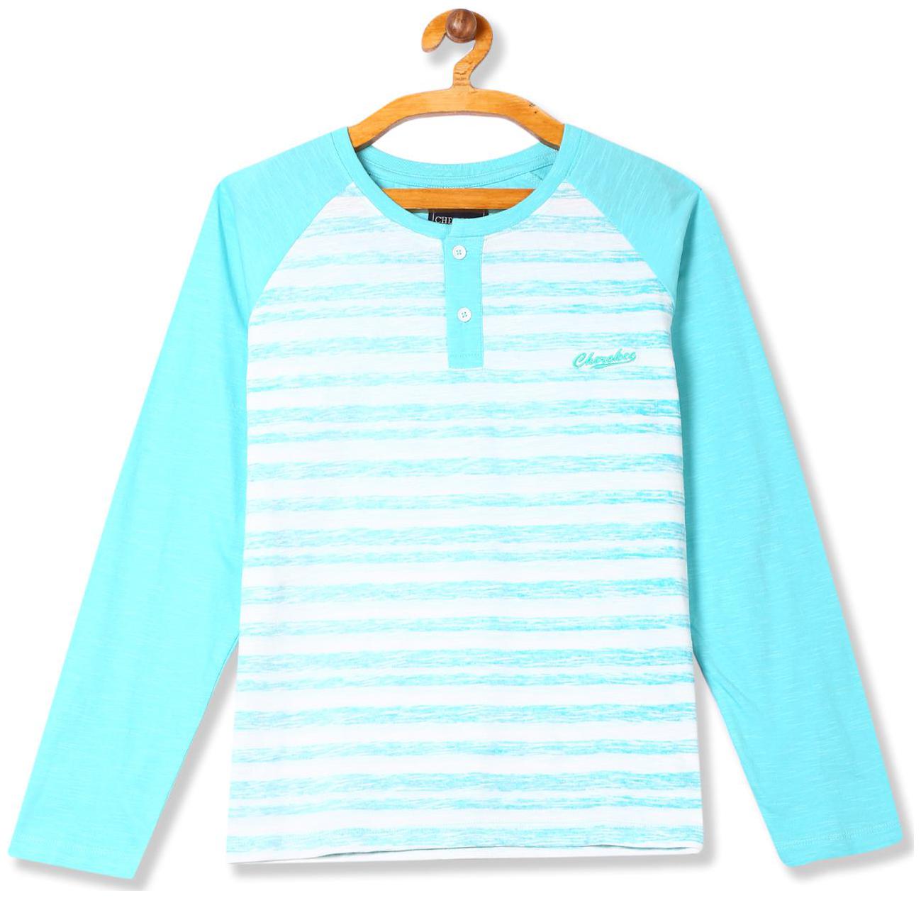 

CHEROKEE Boy Cotton Striped T-shirt - Blue