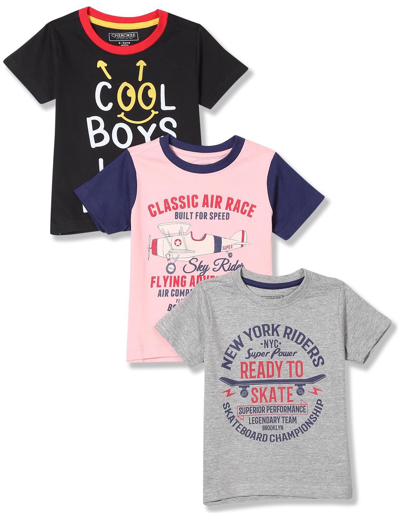 

CHEROKEE Boy Cotton Printed T-shirt - Multi