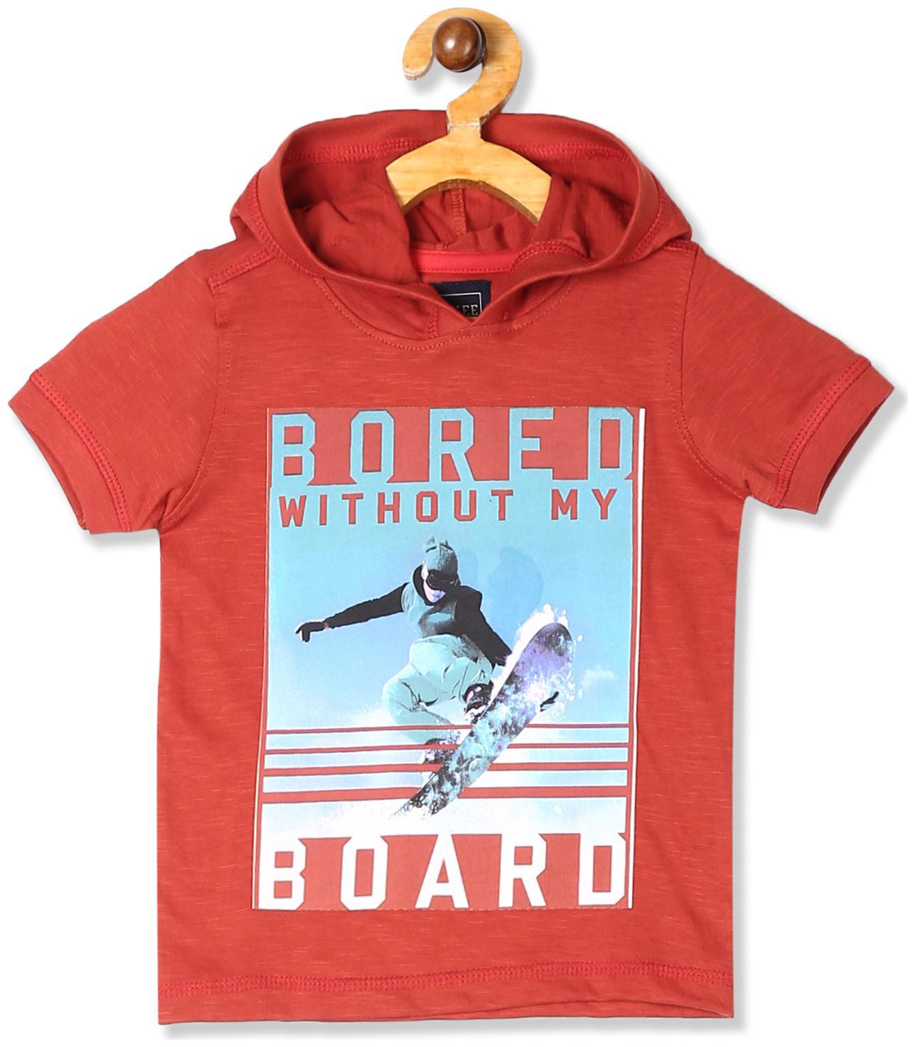 

CHEROKEE Boy Cotton Printed T-shirt - Orange