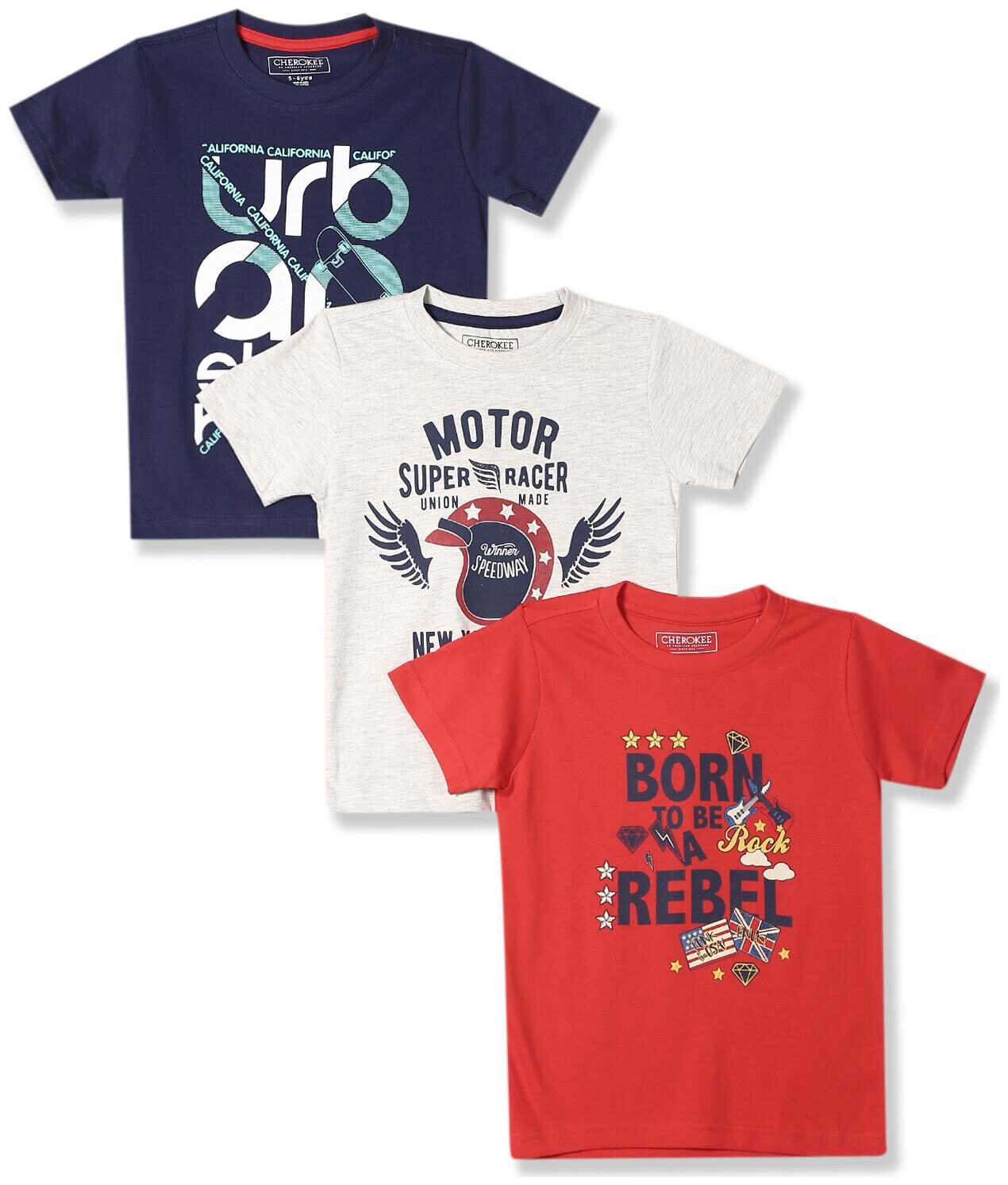 

CHEROKEE Boy Cotton Printed T-shirt - Multi