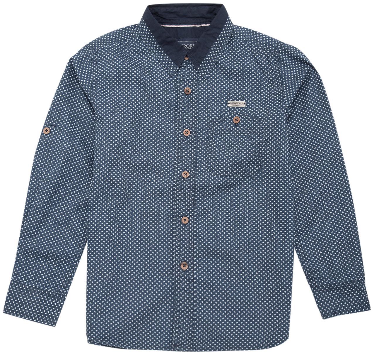 

CHEROKEE Boy Cotton Printed Shirt Blue