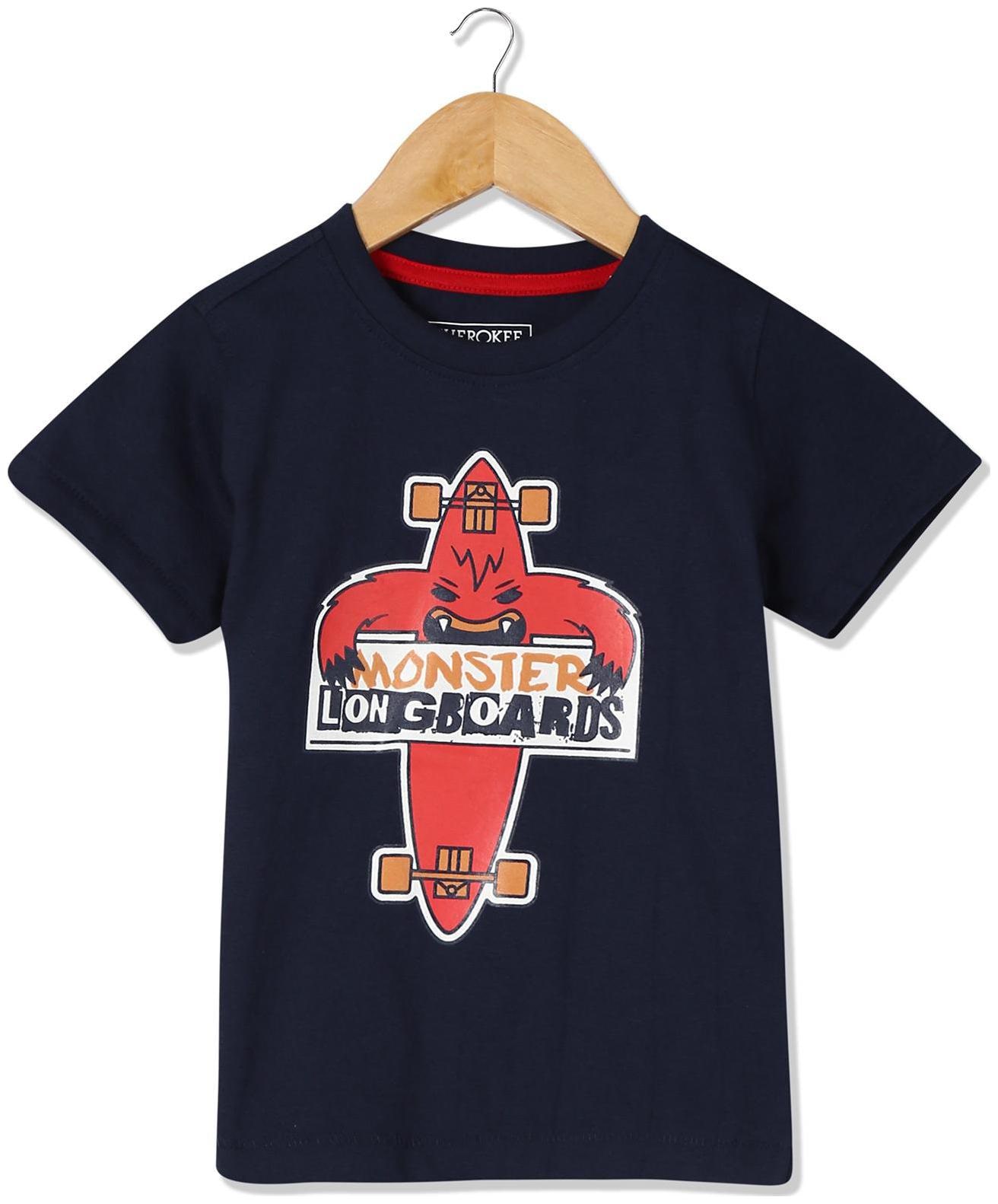 

CHEROKEE Boy Cotton Printed T-shirt - Blue