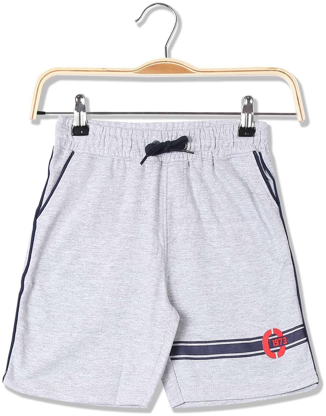 

Cherokee Boys Contrast Piping Solid Shorts