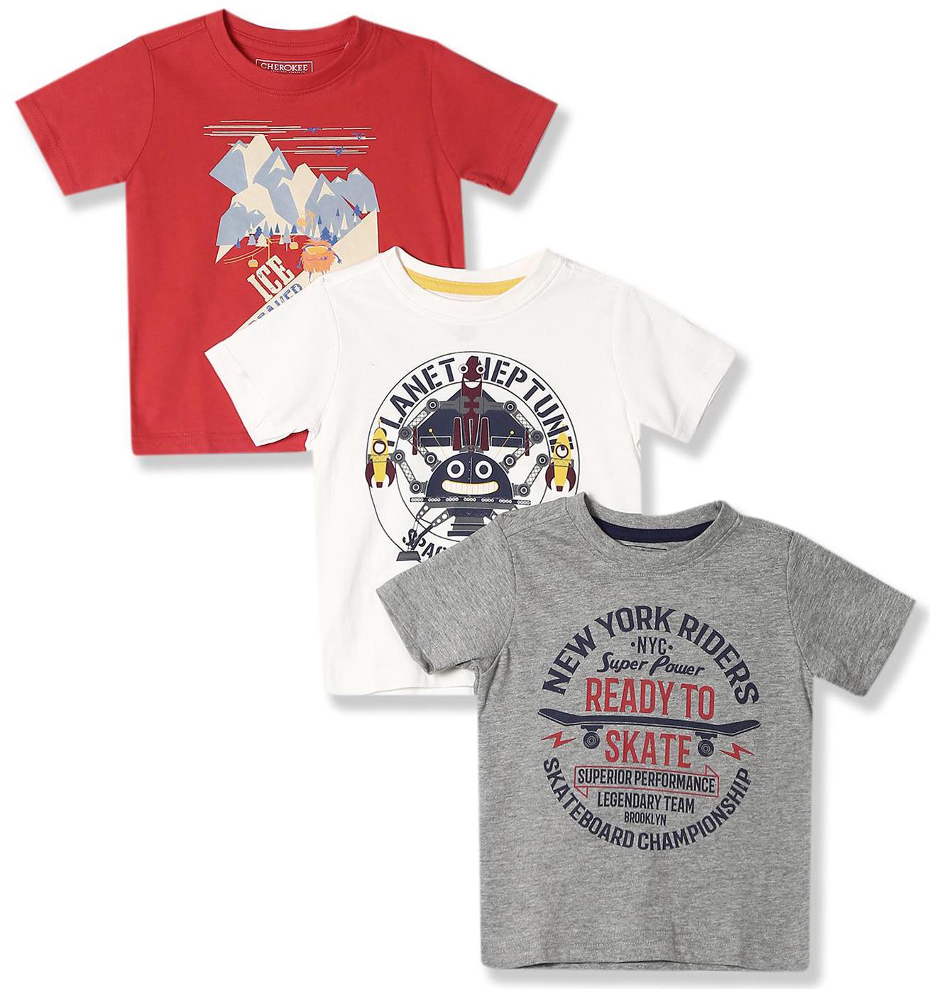 

CHEROKEE Boy Cotton Printed T-shirt - Multi
