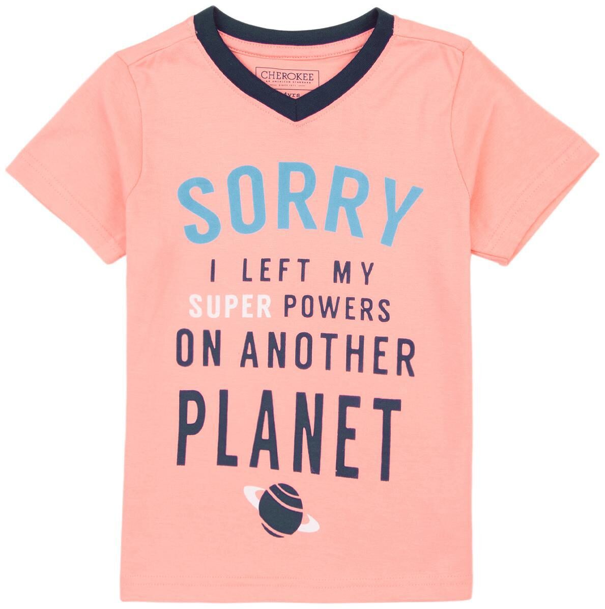 

CHEROKEE Boy Cotton Printed T-shirt - Pink