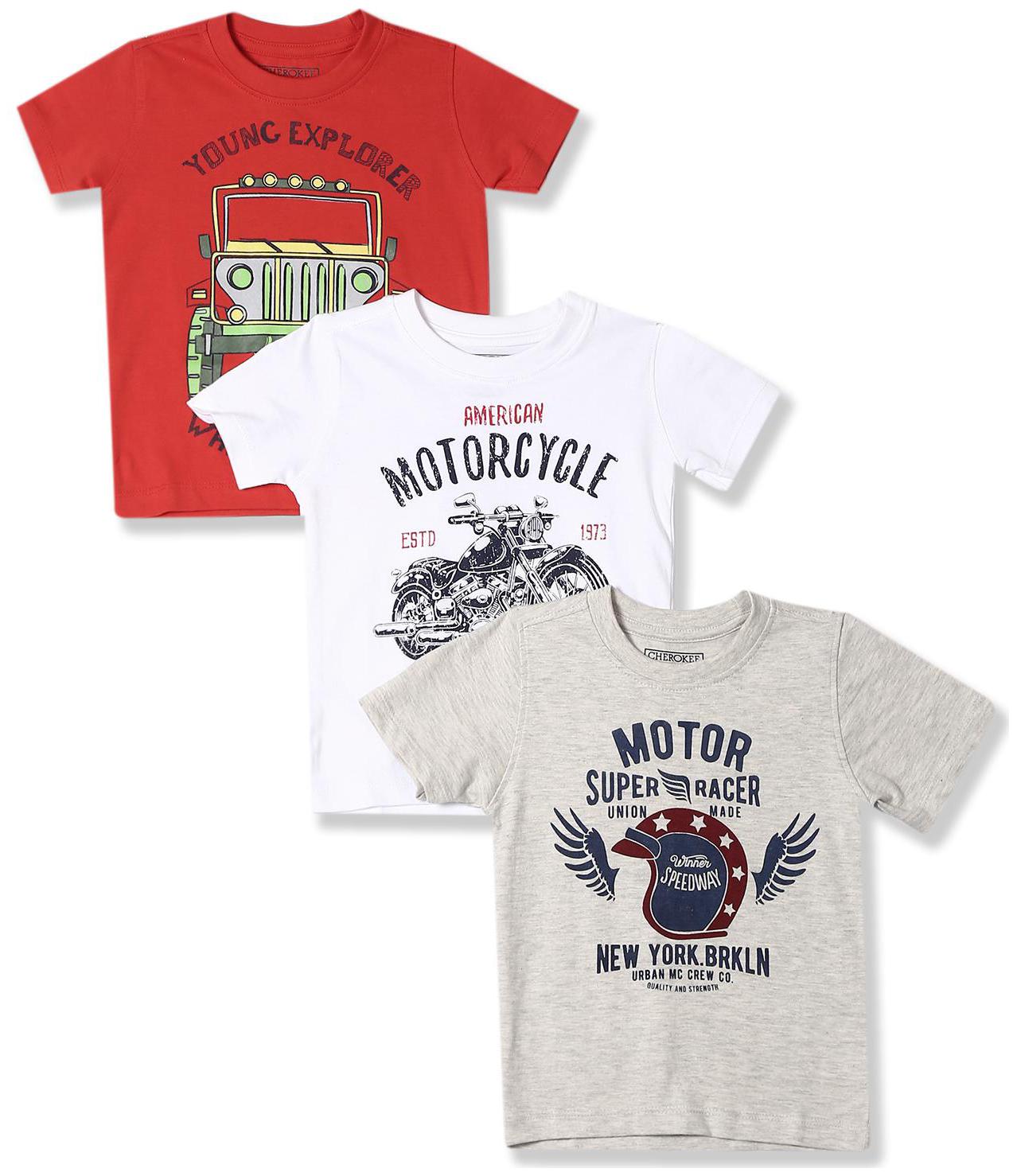 

CHEROKEE Boy Cotton Printed T-shirt - Multi