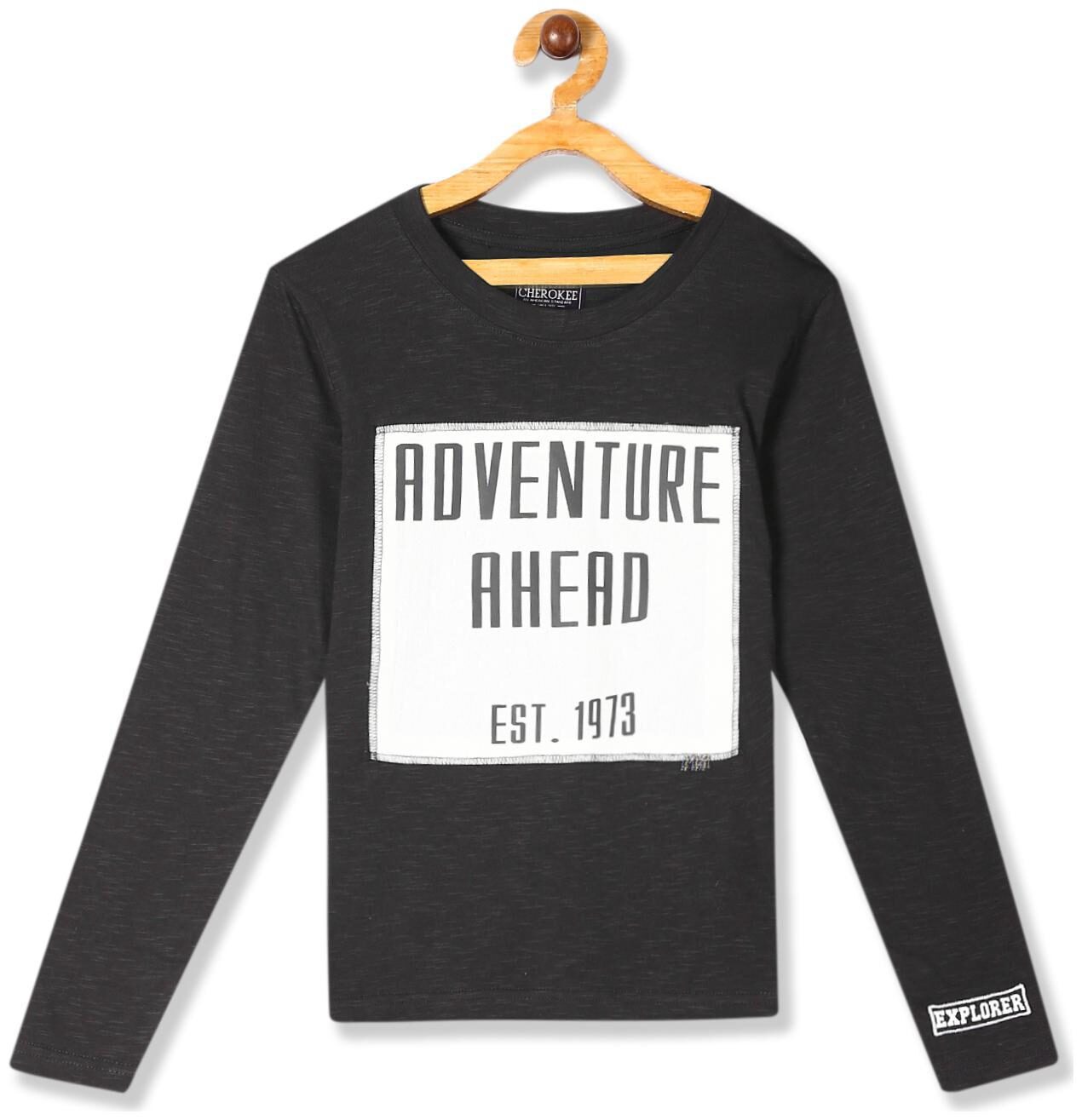 

CHEROKEE Boy Cotton Printed T-shirt - Grey