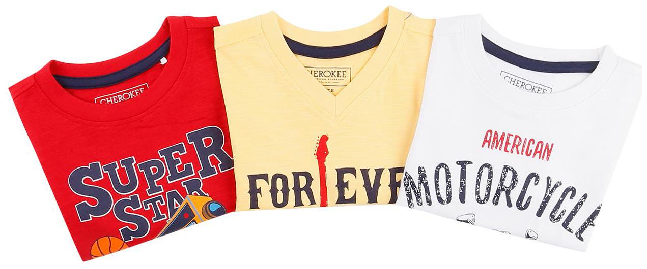 

CHEROKEE Boy Cotton Printed T-shirt - Multi