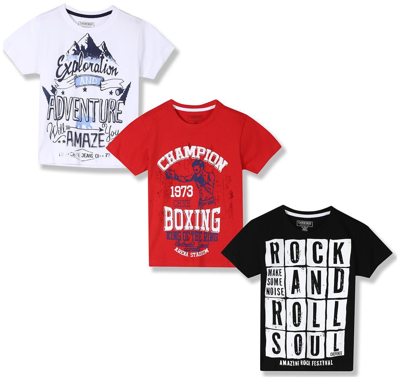 

CHEROKEE Boy Cotton Printed T-shirt - Multi