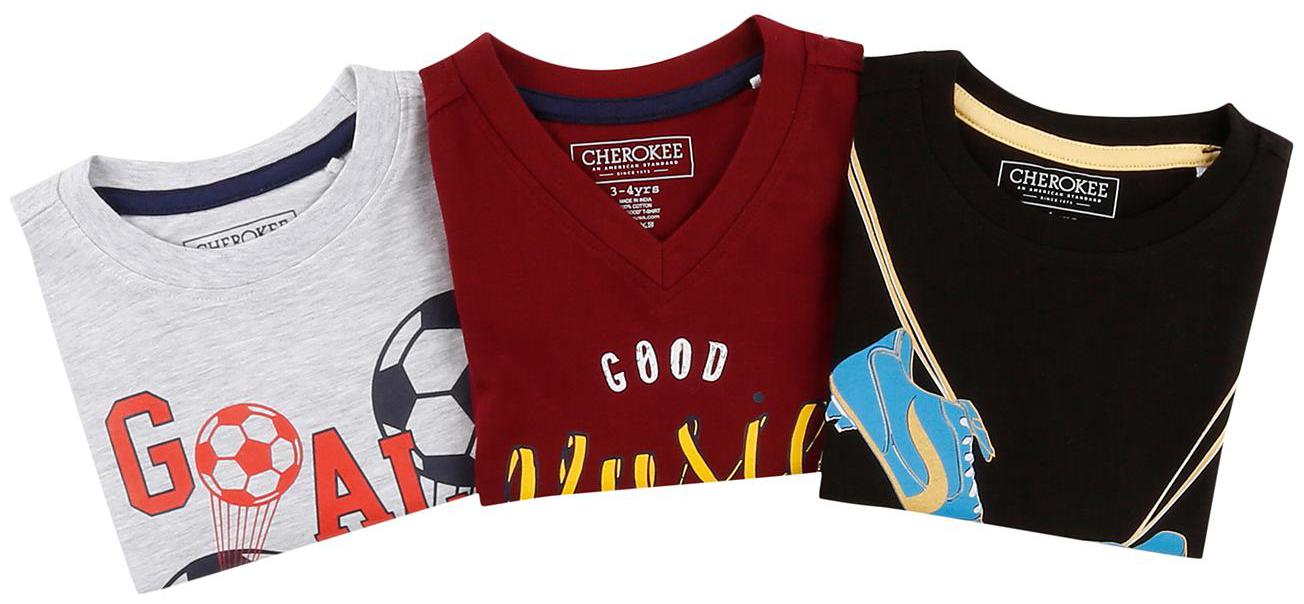 

CHEROKEE Boy Cotton Printed T-shirt - Multi