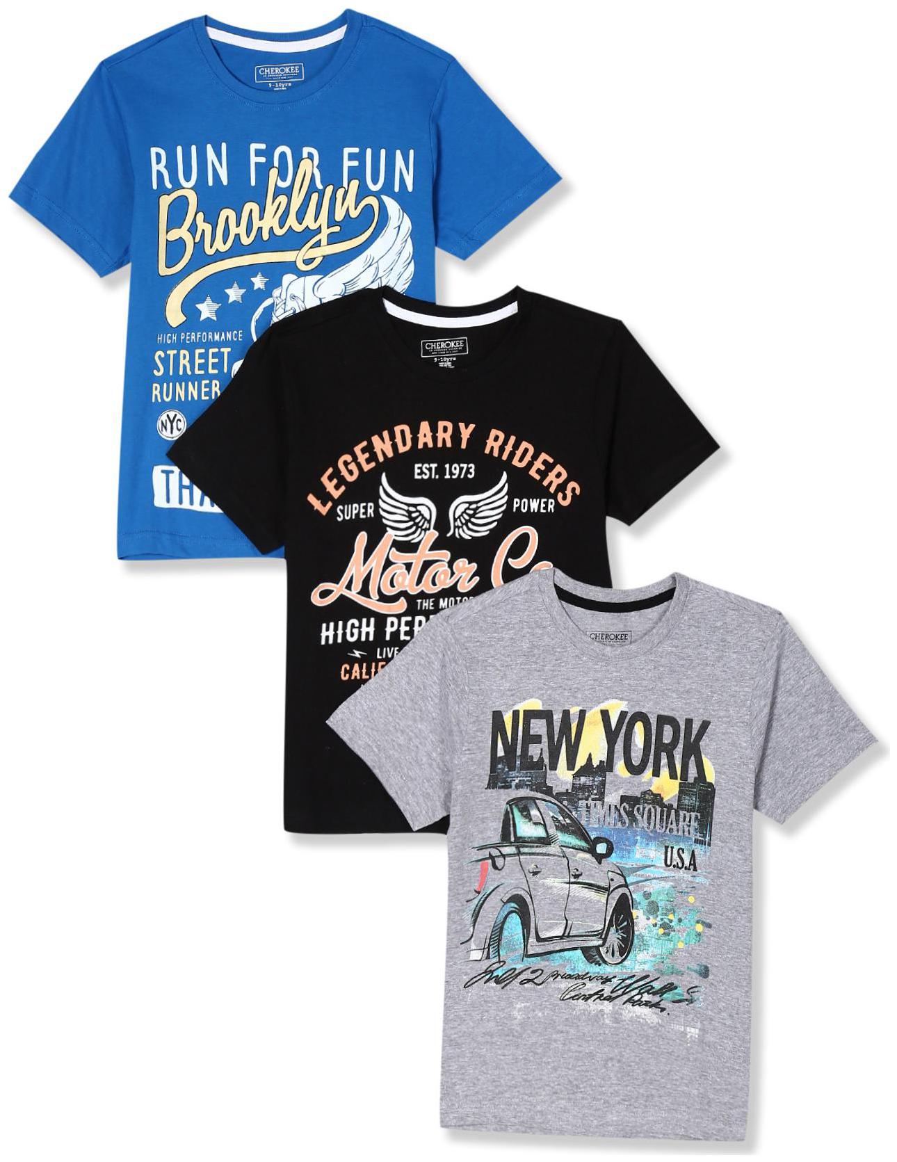 

CHEROKEE Boy Cotton Printed T-shirt - Multi