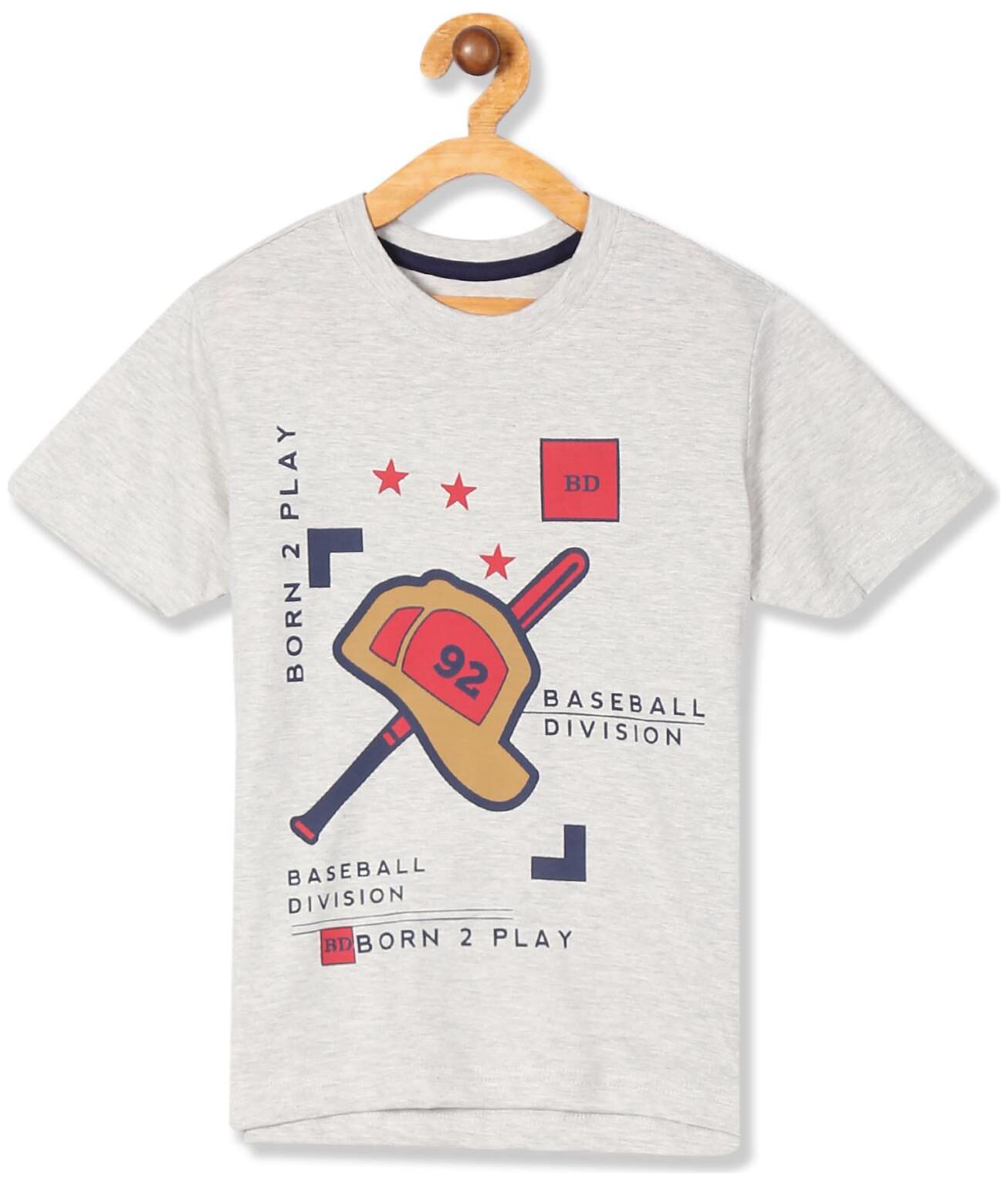 

CHEROKEE Boy Cotton Printed T-shirt - Grey