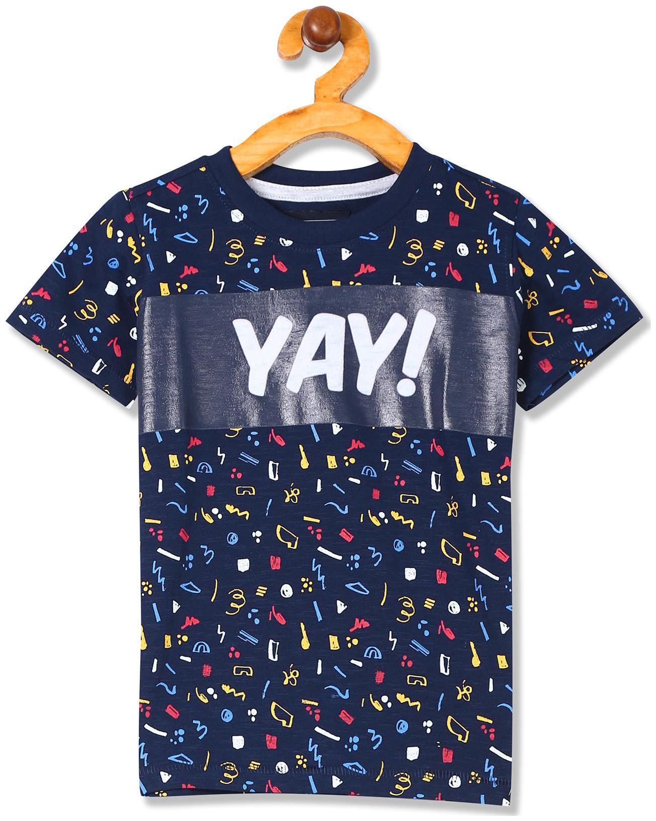 

CHEROKEE Boy Cotton Printed T-shirt - Blue