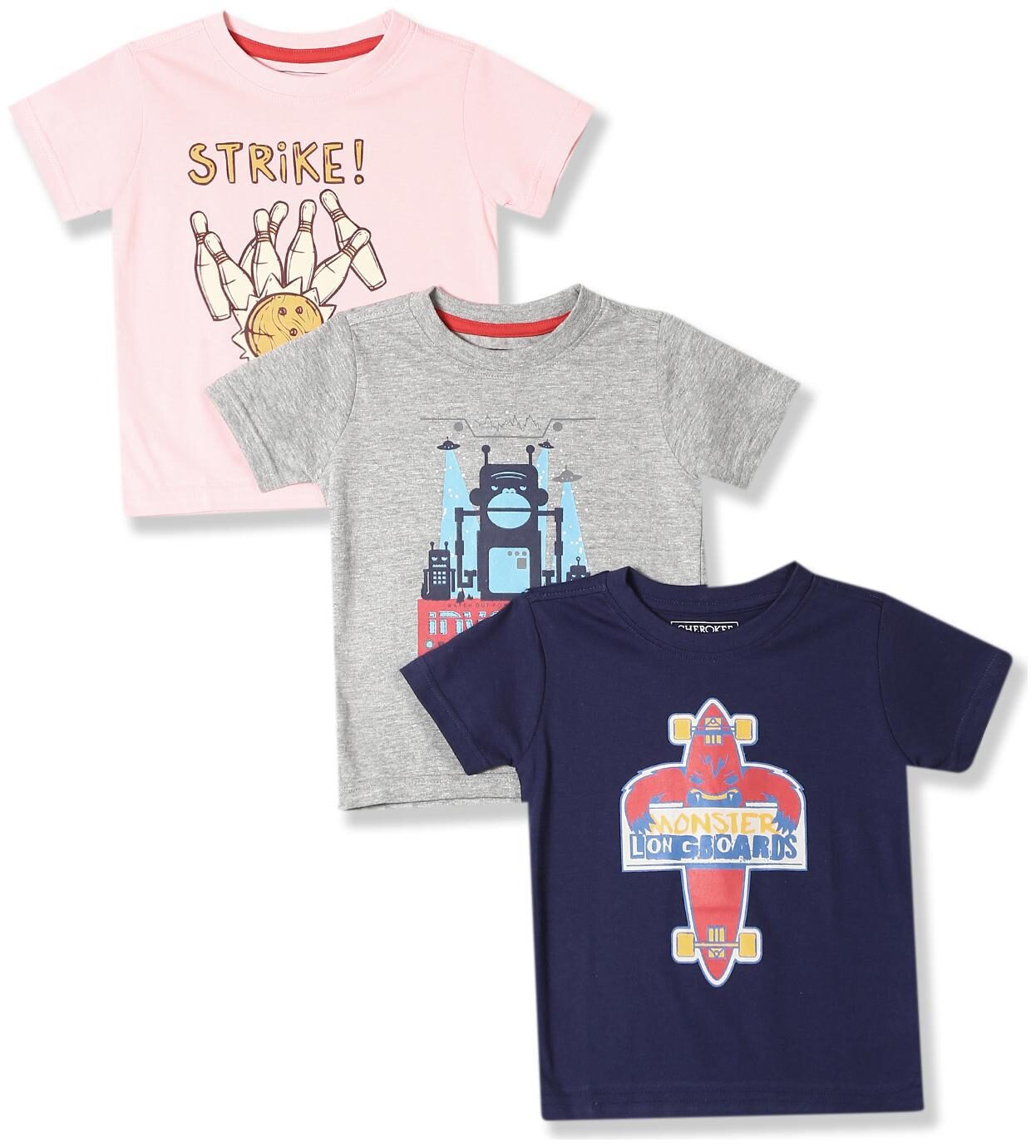 

CHEROKEE Boy Cotton Printed T-shirt - Multi