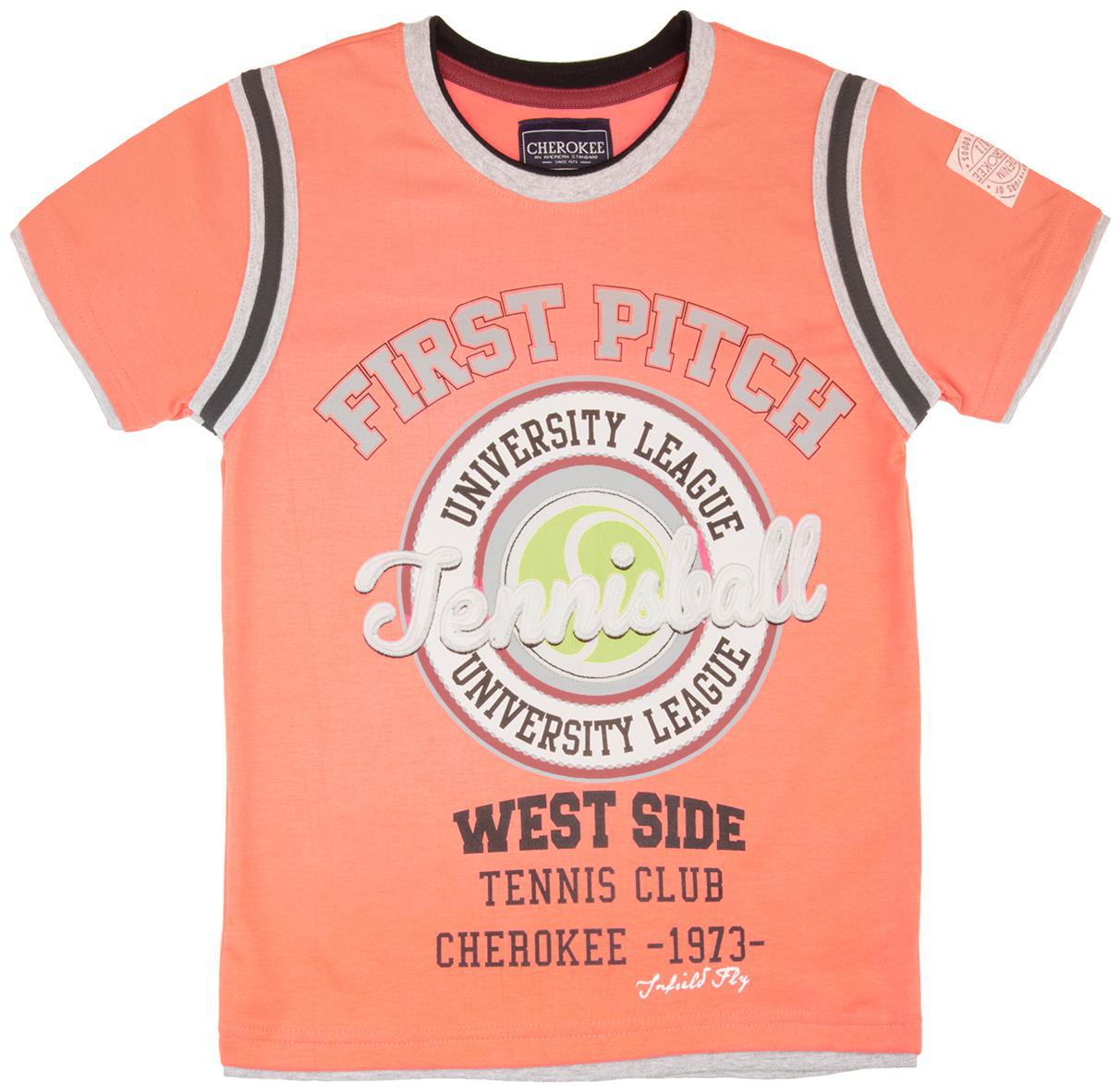 

CHEROKEE Boy Cotton Printed T-shirt - Red