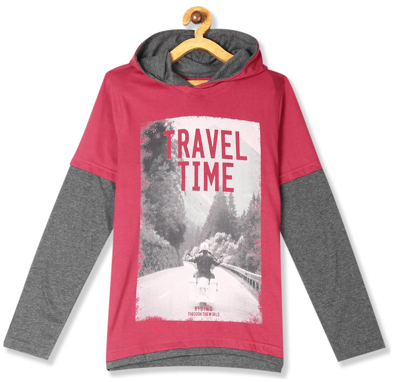 

CHEROKEE Boy Cotton Printed T-shirt - Red