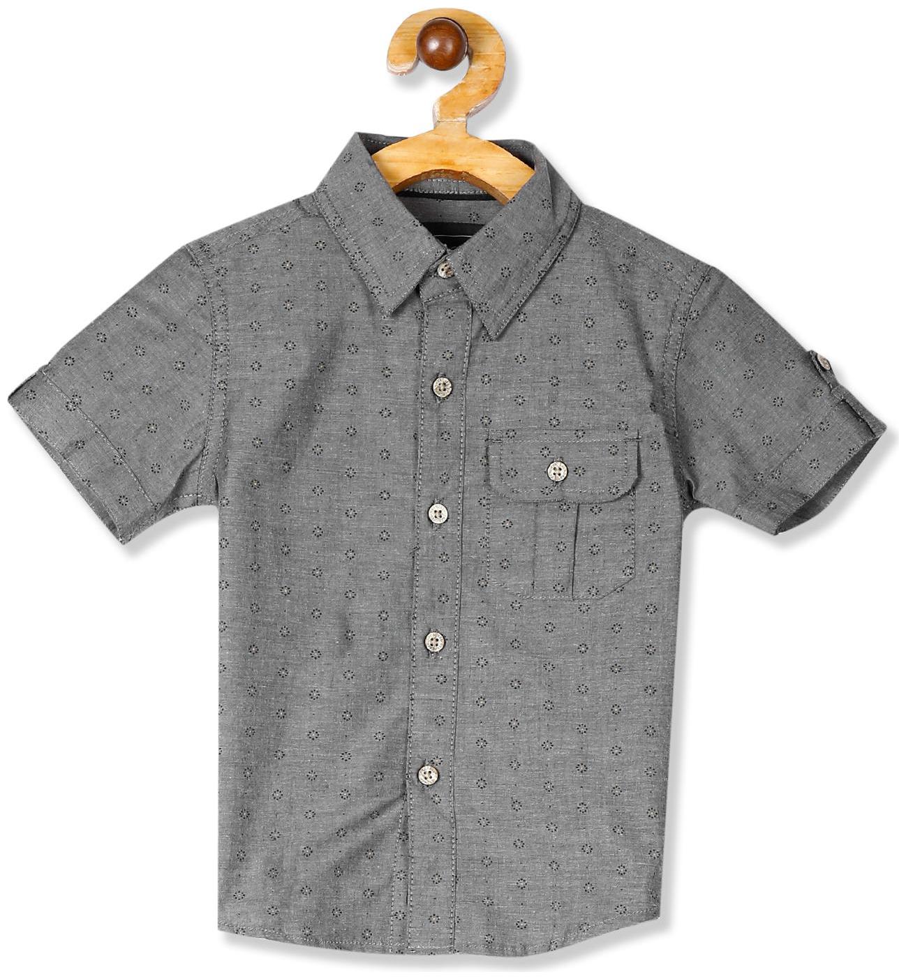 

CHEROKEE Cotton Printed Shirt for Baby Boy - Grey