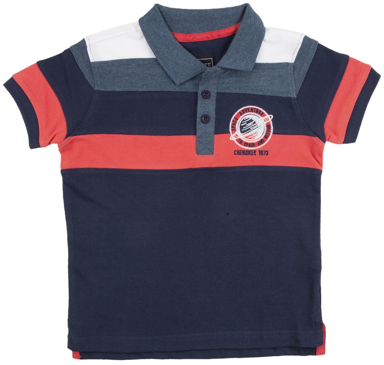

CHEROKEE Cotton Colorblocked T shirt for Baby Boy - Blue