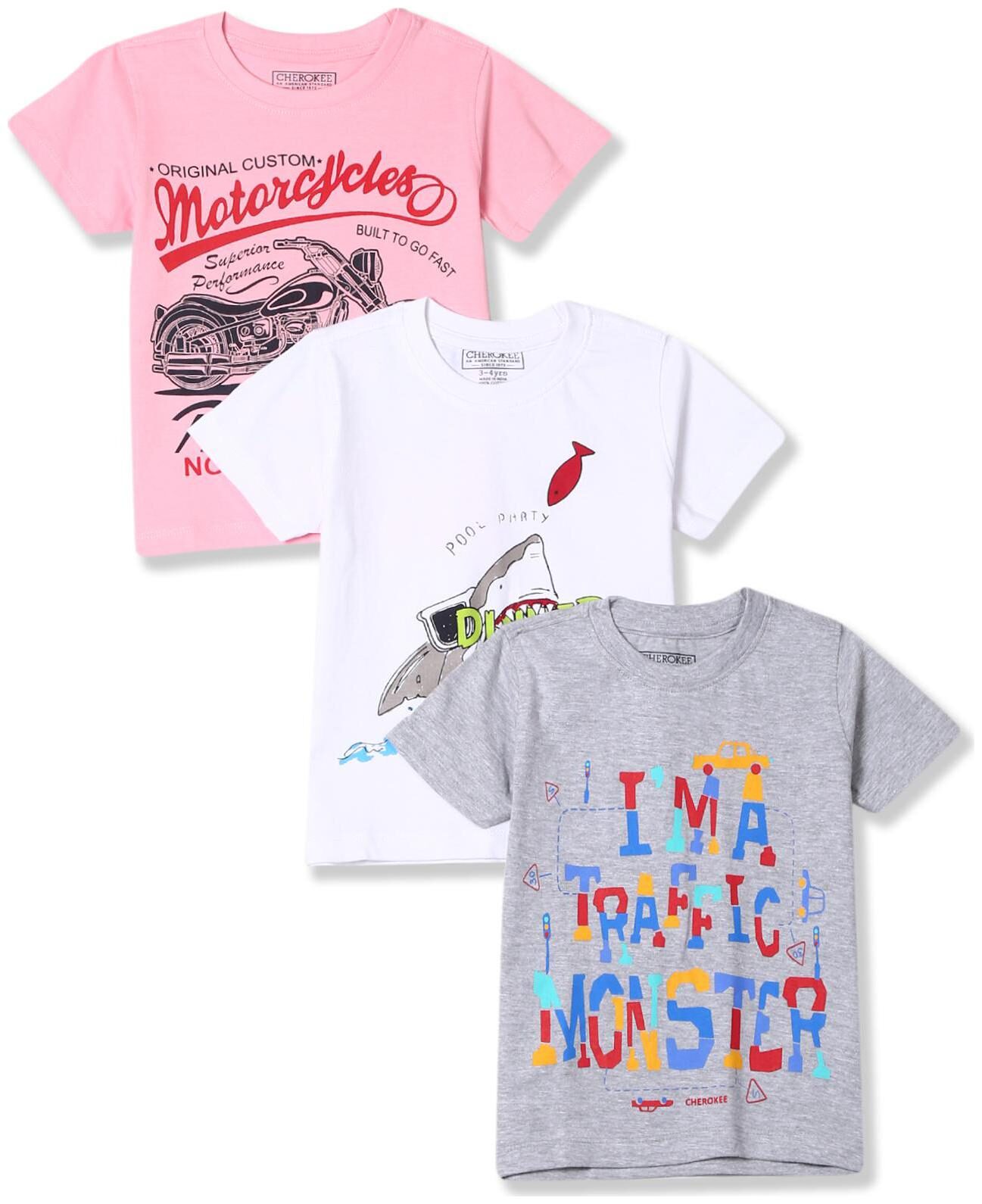 

CHEROKEE Cotton Printed T shirt for Baby Boy - Multi