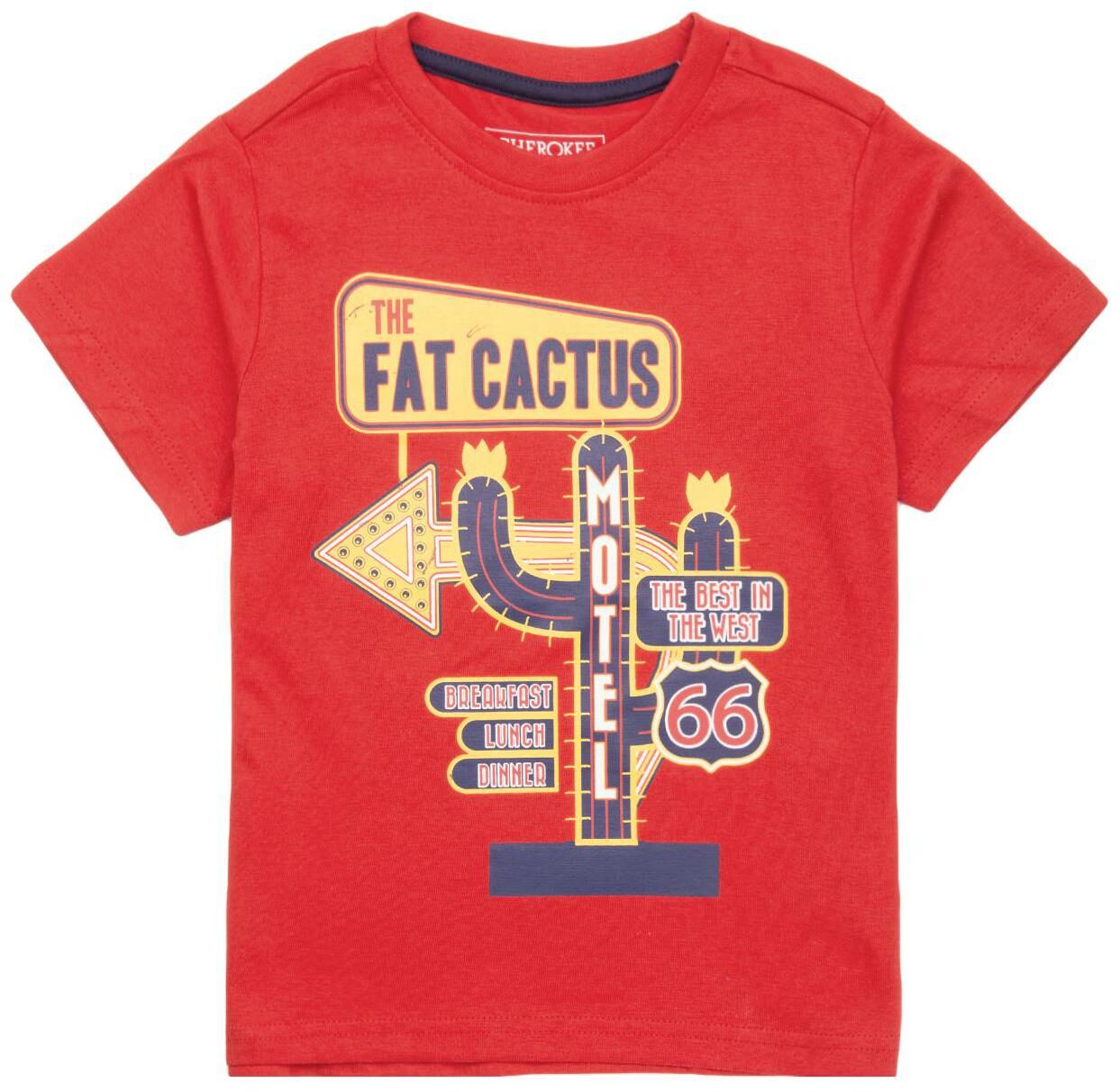 

CHEROKEE Cotton Printed T shirt for Baby Boy - Red