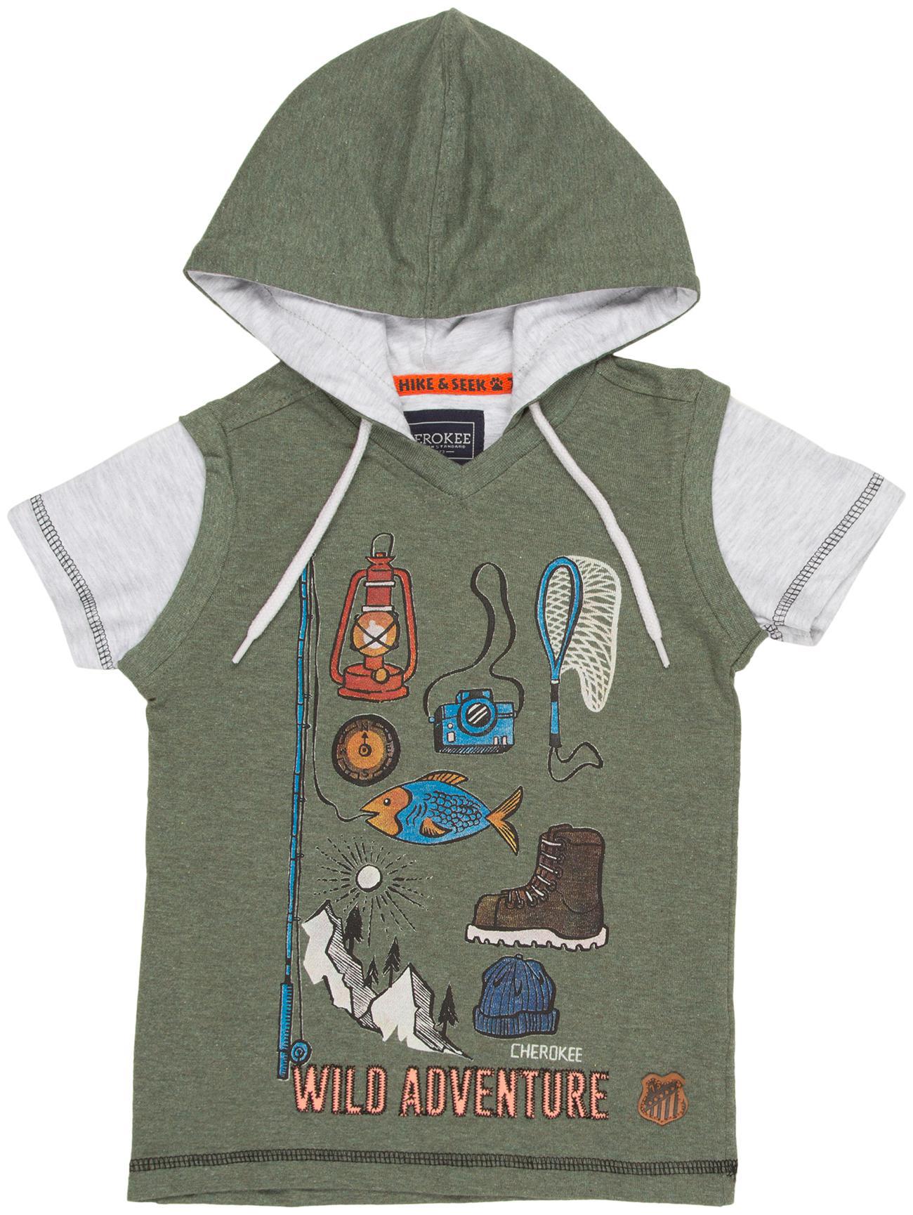 

CHEROKEE Cotton Printed T shirt for Baby Boy - Green