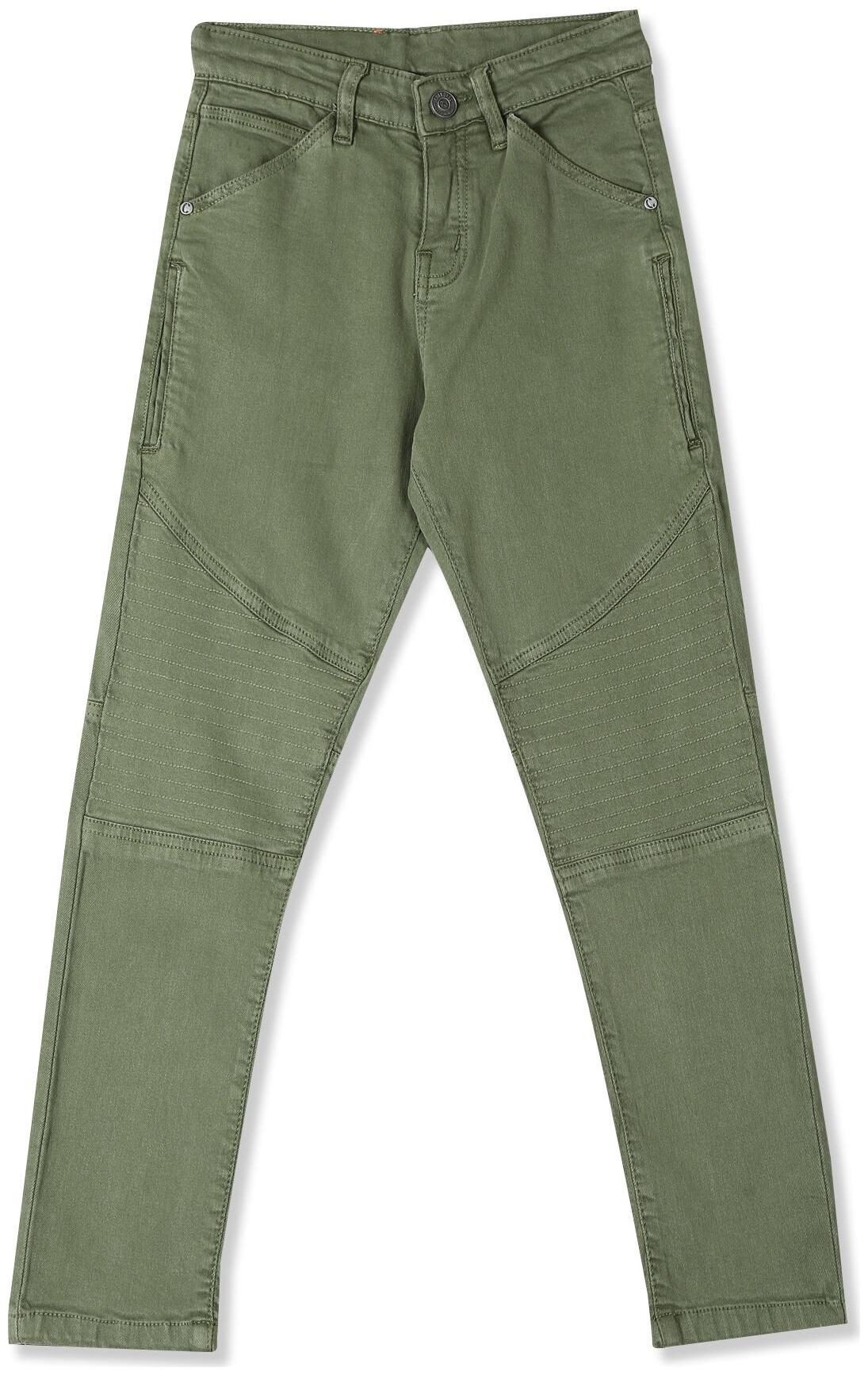 

CHEROKEE Cotton Green Boys Slim Fit Mid Waist Jeans