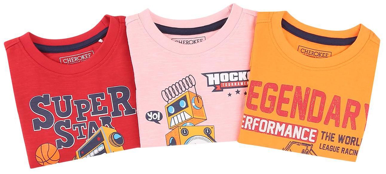 

CHEROKEE Cotton Printed T shirt for Baby Boy - Multi