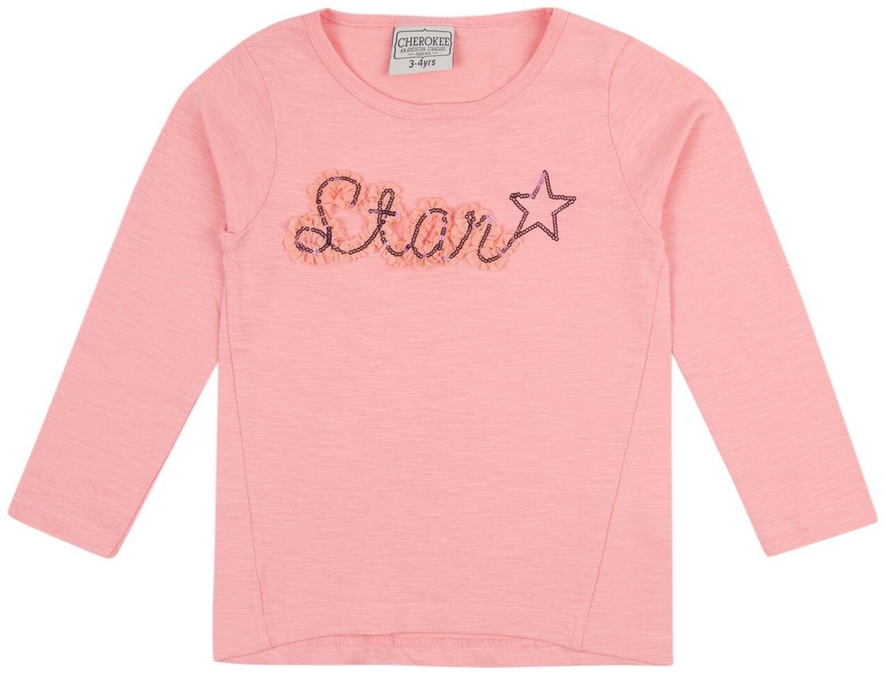 

CHEROKEE Cotton Embellished T shirt for Baby Girl - Pink