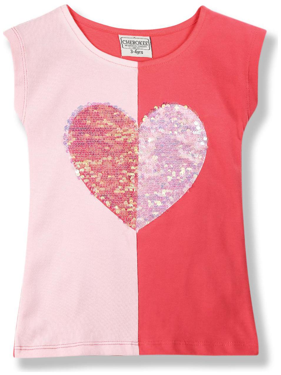 

CHEROKEE Cotton Embellished Top for Baby Girl - Pink