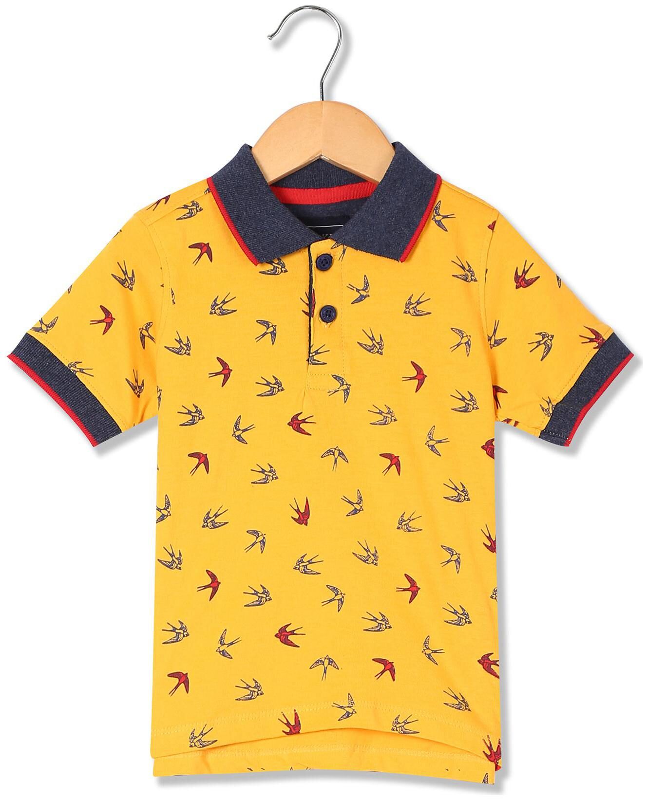 

CHEROKEE Cotton Printed T shirt for Baby Boy - Yellow