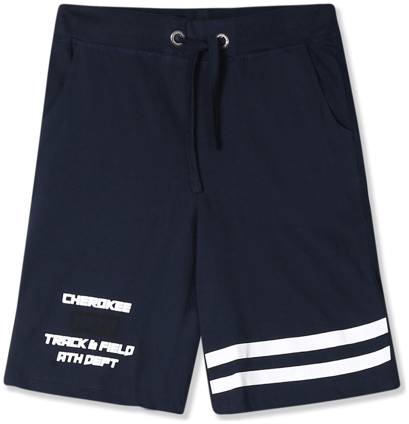 

CHEROKEE Cotton Blue Boys Drawstring Waist Cotton Shorts