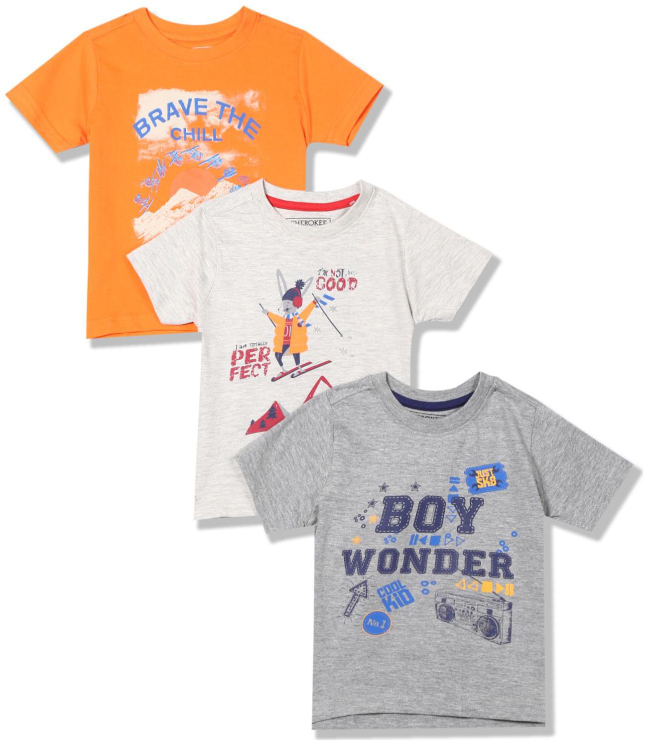 

CHEROKEE Cotton Printed T shirt for Baby Boy - Multi